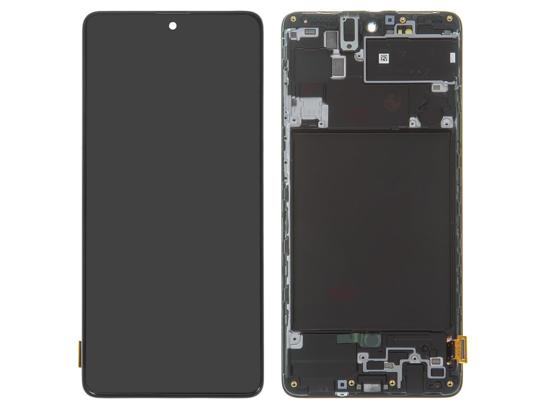 LCD za Samsung A71 - A715F WITH FRAME + touch screen OLED